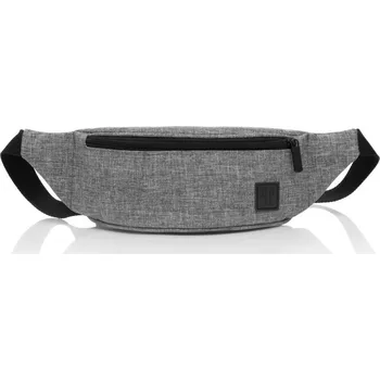 Kabelka Paolo Peruzzi Textilní ledvinka unisex PAOLO PERUZZI; šedá SKL