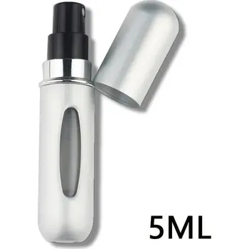 Plnitelný cestovní flakon na parfém s rozprašovačem | cestovní lahvička - Stříbro