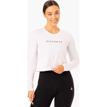 Dámské tričko Ryderwear Dámské tričko Long Sleeve Top Foundation White XS bílá