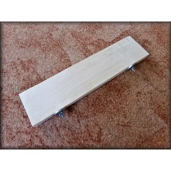 Dřevěná polička 33x7,5x1,8cm - matky
