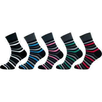 Dámské ponožky Dámské ponožky NOVIA 1073 | 5 párů Velikost: 23-25 (36-38)