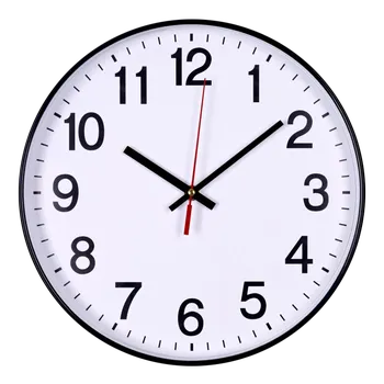 Hodiny DONAU nástěnné hodiny, 34 cm, černé