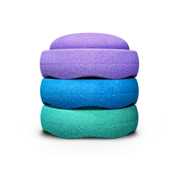 Dřevěná hračka Stapelstein® Original balanční kameny cool classic 3ks