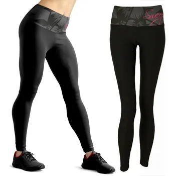 Dámské legíny SWEEP SKPT097 černá/šedá XL