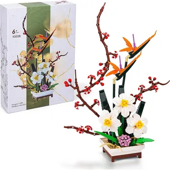 ostatní stavebnice Lebula Stavebnice květiny narcis kytice 800 el. kompatibilní