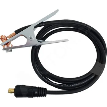 Příslušenství ke svářečce Kabel zemnící 300A / 60% se svorkou, délka 3m, vodič CCA 35mm2, zástrčka 35-50