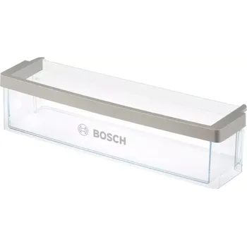 Příslušenství pro lednici  Originální police dveří BSH pro chladničky Bosch Siemens - kvalitní náhradní díl 00671206 zajišťující dokonalé uzavření a snadný přístup k potravinám