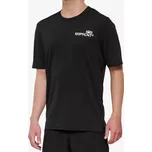 100% SPEEDLAB Cyklistický dres s krátkým rukávem - AIRMATIC SHORT SLEEVE - černá XL
