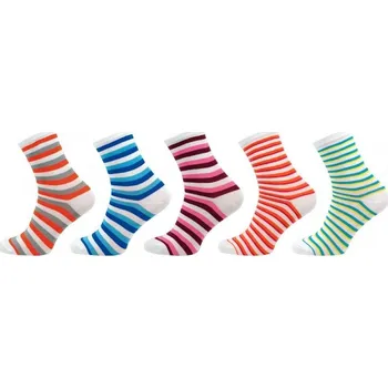 Dámské ponožky Dámské ponožky NOVIA 1074A | 5 párů Velikost: 24-25 (37-38)