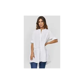 Dámská tunika BROADWAY NYC DÁMSKÁ TUNIKA BIJOU - BÍLÁ S