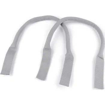 Ucha na tašky textilní - polypropylenová, barva 1 šedá světlá