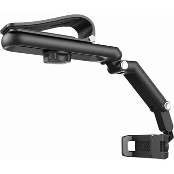 Držák na telefon na sluneční clonu do auta 360° otočný kloub Klipový držák na mobilní telefon Univerzální montáž bez vrtání