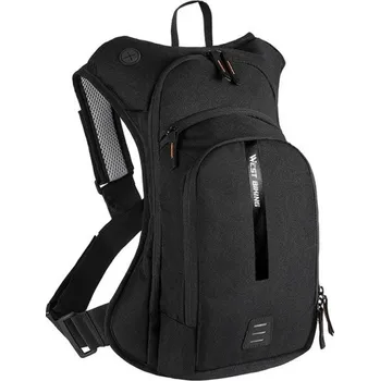 Outdoorové zavazadlo Ultralehký cyklistický batoh 10 l Černý sportovní batoh s reflexním designem Popruhy do X Otvor na sluchátka Prodyšný 31×12×44 cm