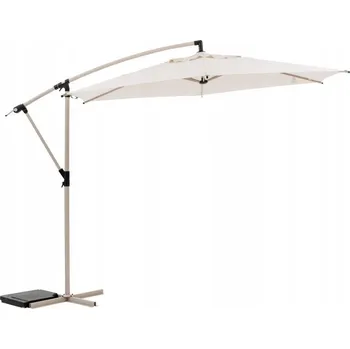 Slunečník Bílý s boční nohou slunečník Hesperide 300 x 246 cm