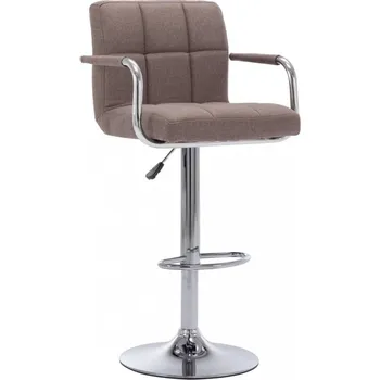 Barová židle Barová židle látka / chrom Dekorhome