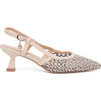 Dámské lodičky Goodin Klasické lodičky světle béžové dámské na širokém podpatku 39