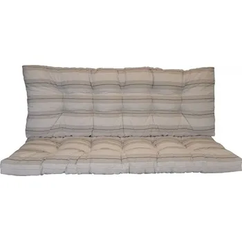 Podsedák Polstr na zahradní houpačku 120 cm - látka Antik pruh