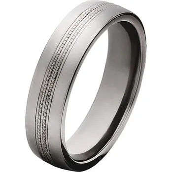 Prsten SWEPOL Pánský titanový snubní prsten - velikost 67 - T138-5-67
