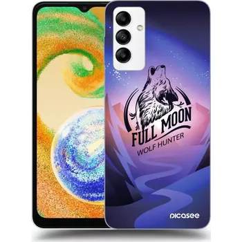 Pouzdro na mobilní telefon Picasee silikonový průhledný obal pro Samsung Galaxy A04s A047F - Vlk