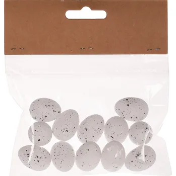 Vánoční ozdoba Autronic Vajíčka polystyrenová. Cena za sáček. - MO6011 WT