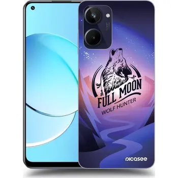 Pouzdro na mobilní telefon Picasee silikonový průhledný obal pro Realme 10 4G - Vlk