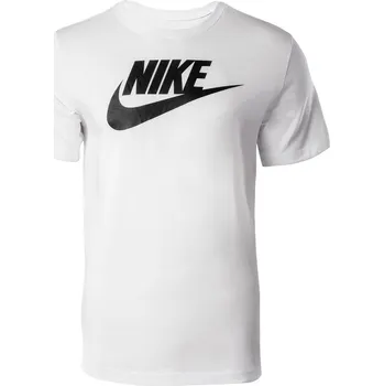 Pánské tričko Pánské Tričko NIKE M NSW TEE ICON FUTURA AR5004-101 – Bílá L