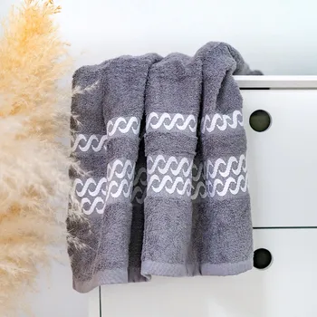 Bambusová osuška Stanex - VALENCIA 70 x 140 ŠEDÁ