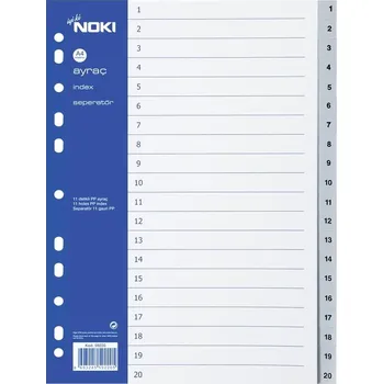 Rozdělovník PP A4, 1-20