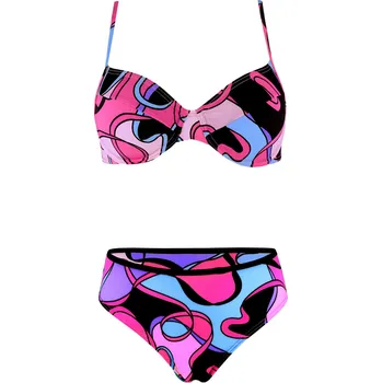 Dámské plavky Berka dámské dvoudílné plavky bez výztuže S růžová