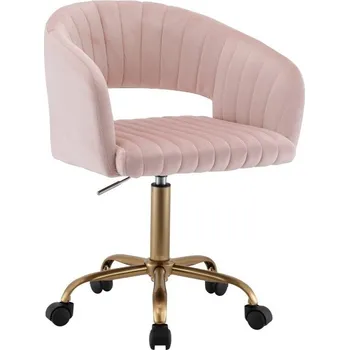 Toaletní stolek Nábytek PEGAS s.r.o. Kancelářské křeslo FB7JG Růžová Zlatá