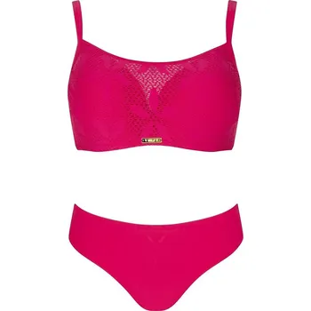 Dámské plavky Dvoudílné Červené Plavky Self Positano s Kosticemi, červená 42E-XL i384_85611593