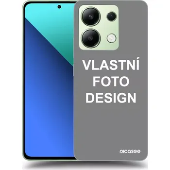 Pouzdro na mobilní telefon Picasee silikonový černý obal pro Xiaomi Redmi Note 13 4G - Vlastní fotka/motiv