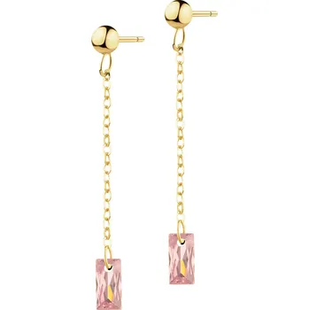 Náušnice Zlaté náušnice se zirkony - AP541-9146