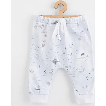 Dětské bavlněné kalhoty Jogger New Baby For Babies ocean, vel. 56 (0-3m)