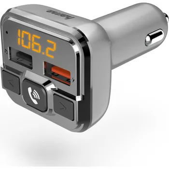 Auto Hi-Fi Hama FM transmitter s Bluetooth a funkcí handsfree