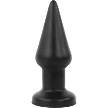 Anální kolík Topped Toys The Grip 70 Obsidian, prémiový silikonový anální kolík 15 x 5,6 cm