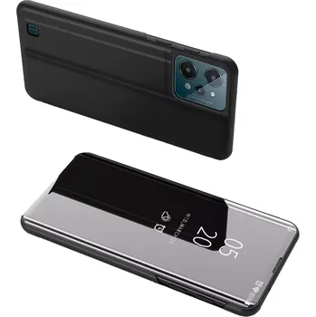 Forcell Clear View Case pouzdro Realme C31 , knížkové se stojánkem , černá, 9145576266816