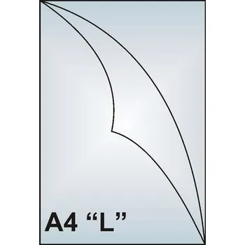 Zakládací obal A4 "L", PP, čirý, silný, 170 mic