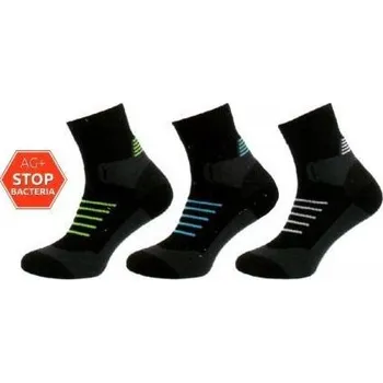 Pánské ponožky Dámské a pánské 3/4 ponožky SILVERTEX TRAIL NOVIA 1250 | 3 páry Velikost: 30-31 (44-45)