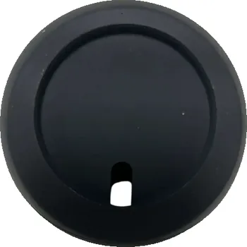 Silikonový držák pro MagSafe nabíjecí stanici Kulatý stojánek na nabíječku Stabilní podstavec Ochrana povrchu Příslušenství k iPhone černá