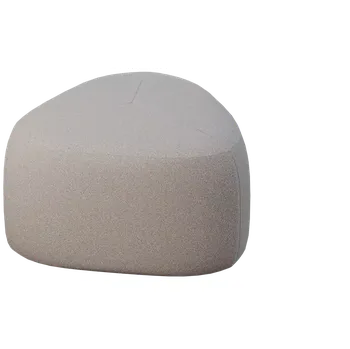 Taburet STONE 58, taburet, 580x580x450, látka šedá