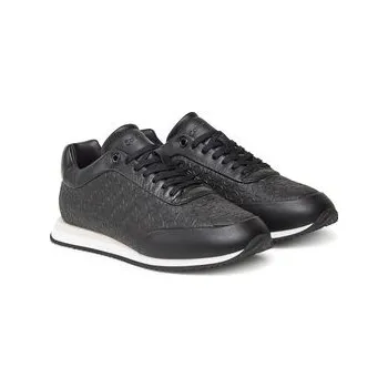 Dámská móda Sneakersy Calvin Klein Runner Lace Up Mono Pu HW0HW02574 Černá 39