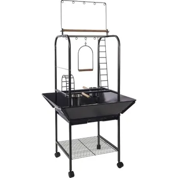 Pro ptáka Stojan pro ptáky FLAMINGO Wodan antracitový 66x64x141cm