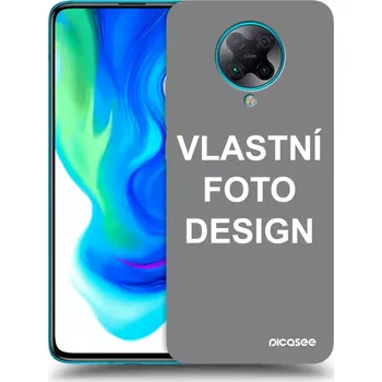 Pouzdro na mobilní telefon Picasee silikonový průhledný obal pro Xiaomi Poco F2 Pro - Vlastní fotka/motiv