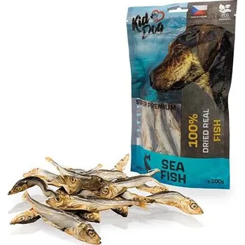Pro psa KIDDOG Super Premium rybičky mořské šproty 7–10 cm 100 g