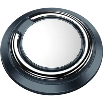 Otočný držák na mobil s kroužkem na prst Samolepka na zadní stranu telefonu Magnetický prvek 360° Rotace Držák na tablet modrá