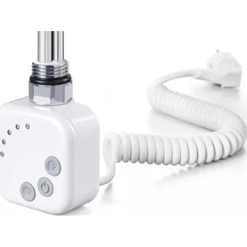 Topná tyč OLSEN SPA - Topná tyč BURGH s termostatem a časovačem - Barva topné tyče - Bílá, Typ připojení - Kroucený kabel, Výkon topné tyče - 600 W RDOHT260006