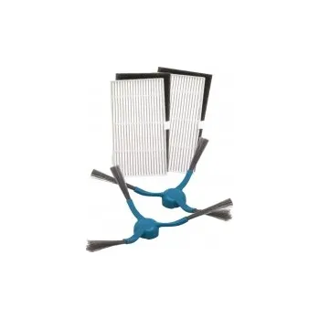 Sada příslušenství pro robotický vysavač HEPA filtry a kartáčky pro vysavač CECOTEC Conga 7490 Immortal Home Genesis sada 2+2ks