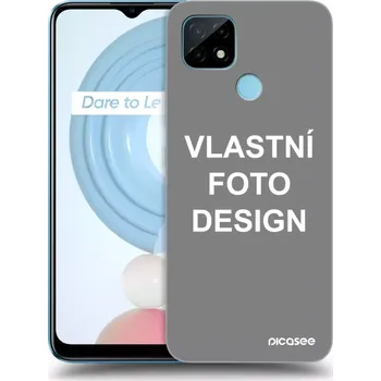 Pouzdro na mobilní telefon Picasee silikonový průhledný obal pro Realme C21Y - Vlastní fotka/motiv