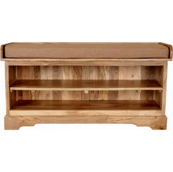 Botník Indický nábytek - Botník Guru 120x60x40 z masivu mango Mango natural